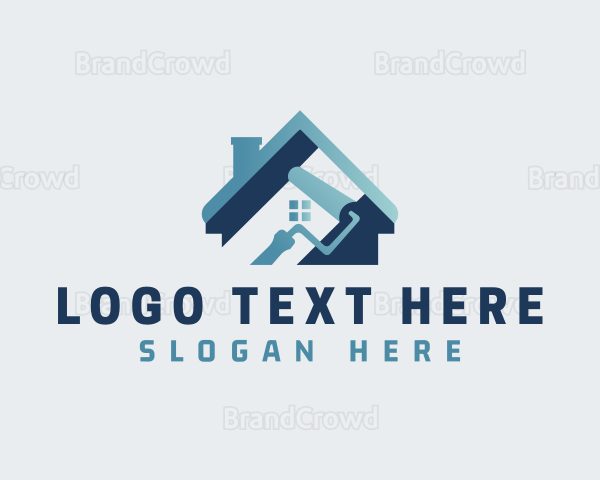 Paint Roller Home Logo | BrandCrowd Logo Maker