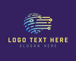 Globe - Digital Global Tech logo design