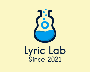 Blue Guitar Lab  logo design