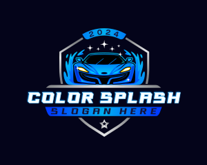 Automotive Car Wash Detailing logo design