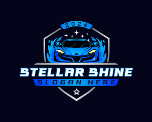 Automotive Car Wash Detailing logo design