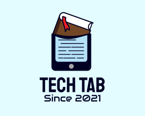 Tablet - Book Mobile Phone logo design