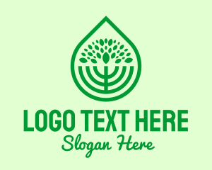 Gardener - Green Agricultural Plant logo design