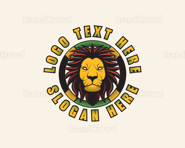 Wild Jamaica Lion Logo