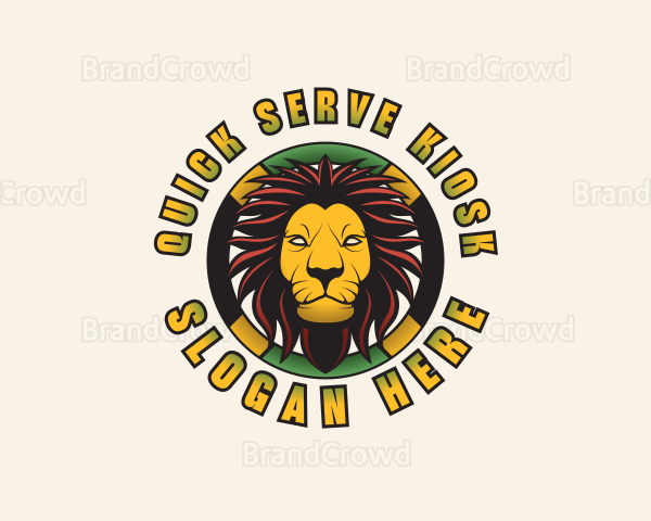 Wild Jamaica Lion Logo