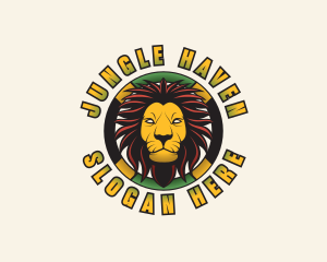 Wild Jamaica Lion logo design