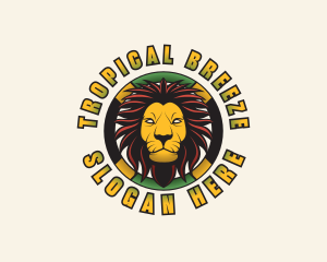 Wild Jamaica Lion logo design