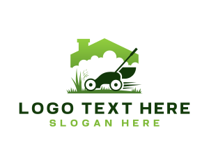 Plant - Home Lawn Care logo design