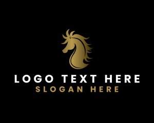 Polo - Stallion Horse Animal logo design