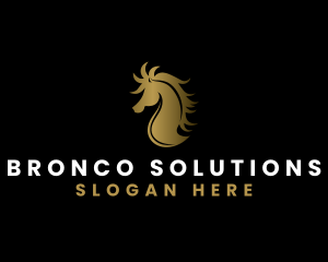 Stallion Horse Animal logo design