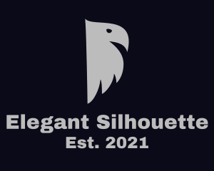 Silhouette - Gray Bird Silhouette logo design