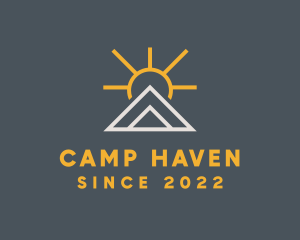 Sun Mountain Camp logo design