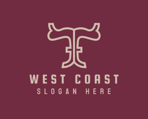 West - Western Saddle Boutique Letter T logo design