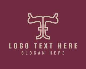 Pub - Western Saddle Boutique Letter T logo design