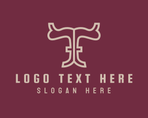 Western Saddle Boutique Letter T Logo