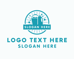 Clean - Cleaning Bucket Detergent logo design