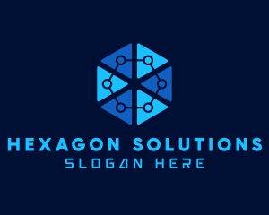 Blue Hexagon Technology logo design