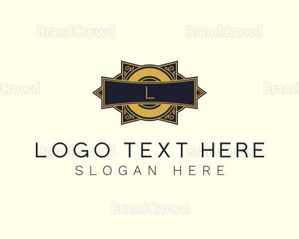 Luxury Restaurant Bar Logo