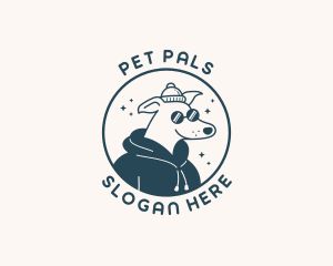 Dog Pet Hoodie logo design