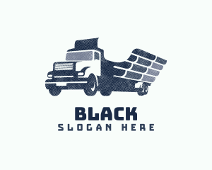 Trailer - Wing Truck Lumber Delivery logo design