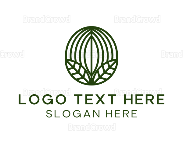 Coffee Brew Leaf Logo