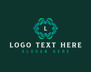 Gardening Plant Leaves Logo