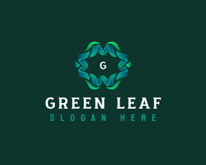 Gardening Plant Leaves logo design