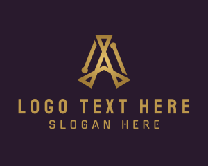 Crypto - Generic Elegant Letter A logo design