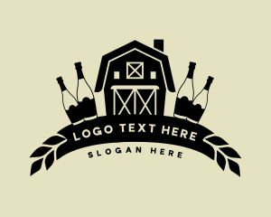 Rural - Barn Wheat Beer logo design