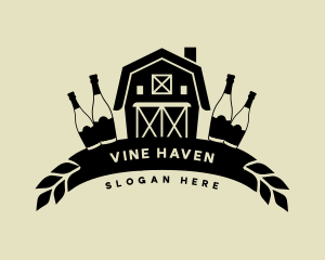 Barn Wheat Beer logo design