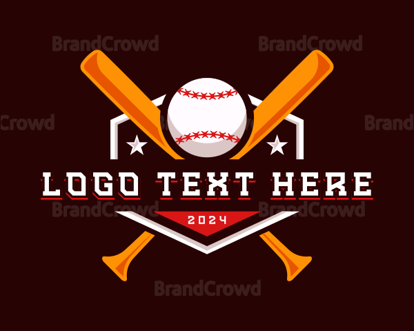 Baseball Sport League Logo