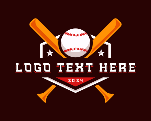 Baseball Club - Baseball Sport League logo design