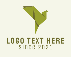 Pet Store - Wings Bird Origami logo design
