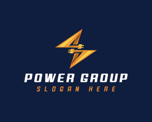 Electrical Power Plug Logo