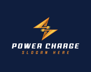 Electrical Power Plug logo design