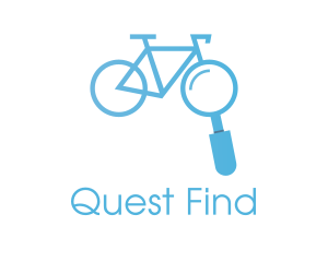 Seek - Bicycle Bike Search Finder logo design