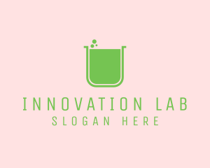 Lab - Green Lab Jar logo design