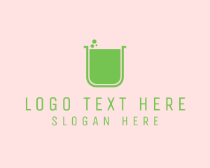 Media - Green Lab Jar logo design