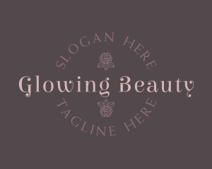 Floral Beauty Wordmark Logo