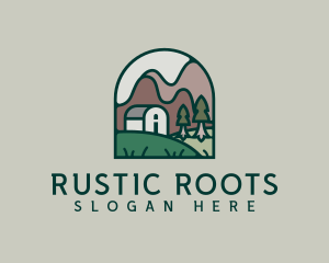 Rural - Rural Mountain House logo design