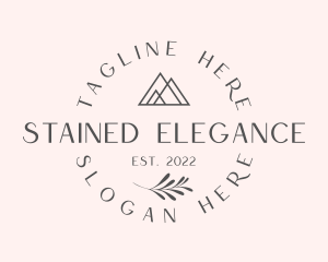 Elegant Natural Business logo design