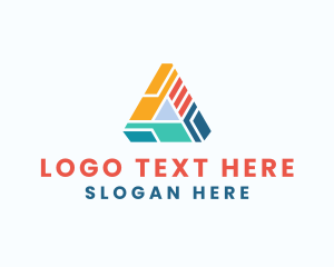 Trade - Geometric Industrial Letter A logo design