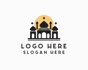 Construction - Holy Temple Architecture logo design