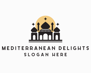 Mediterranean - Holy Temple Architecture logo design
