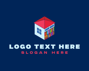 Container - Garage Sale Library logo design