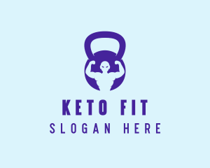 Kettlebell Fitness Gym  logo design