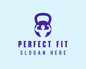 Kettlebell Fitness Gym  logo design