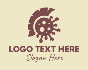 Reproduction - Brown Spartan Virus logo design