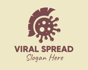 Infection - Brown Spartan Virus logo design