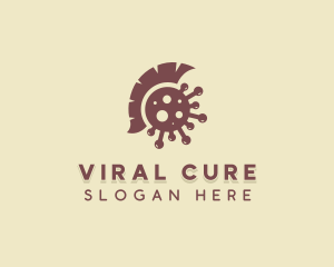 Disease - Bacteria Spartan Virus logo design